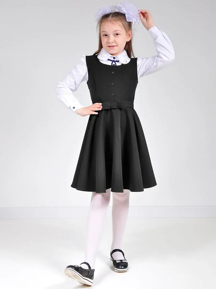 Сарафан школьный для девочек, платье — изображение 8