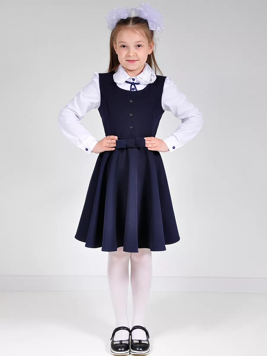 Сарафан школьный для девочек платье — изображение 13