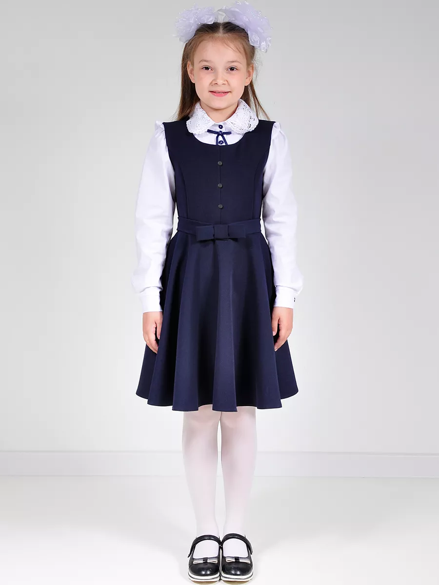 Сарафан школьный для девочек платье — изображение 15