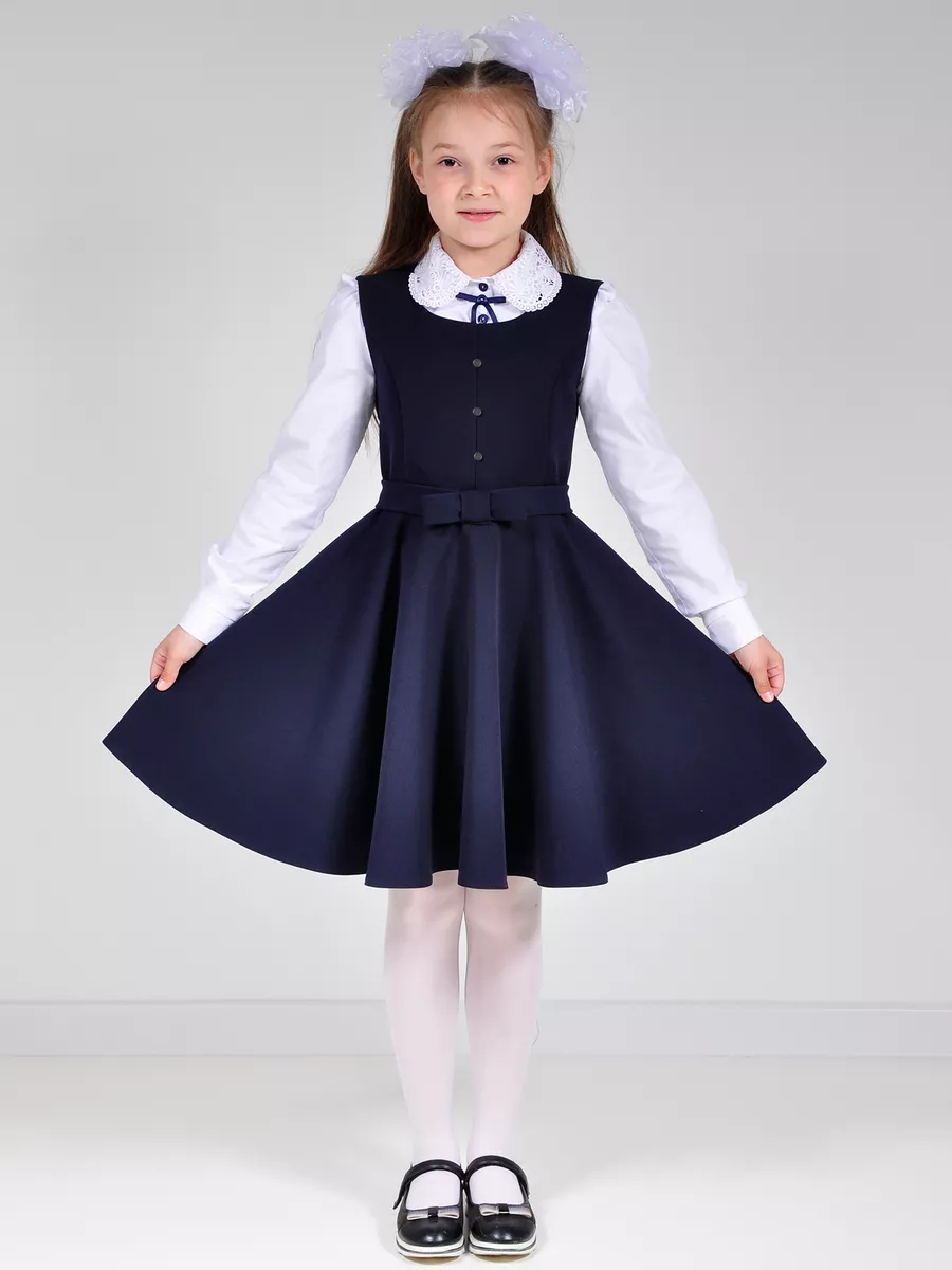 Сарафан школьный для девочек платье — изображение 6