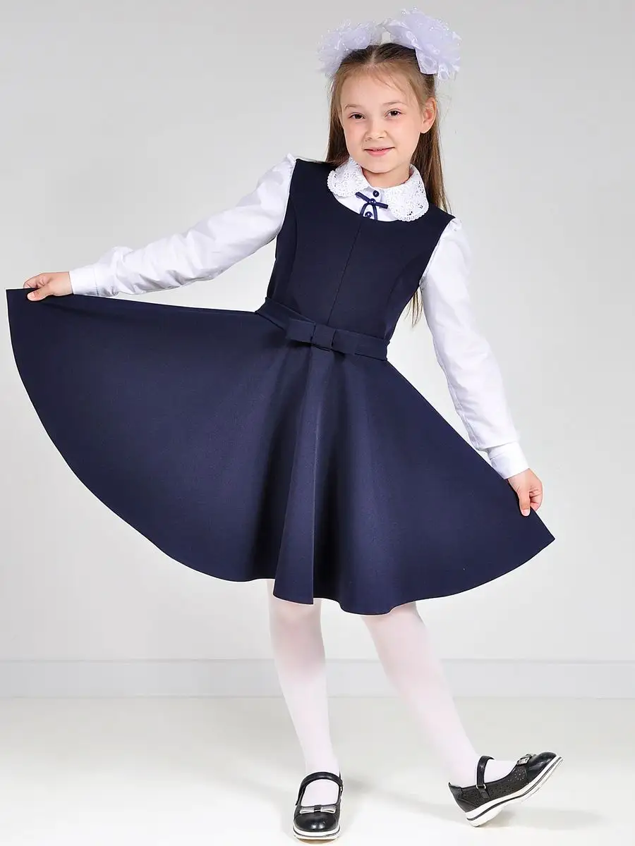 Сарафан школьный для девочек платье — изображение 14
