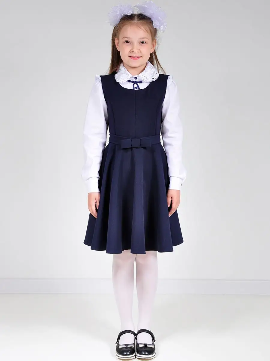 Сарафан школьный для девочек платье — изображение 15