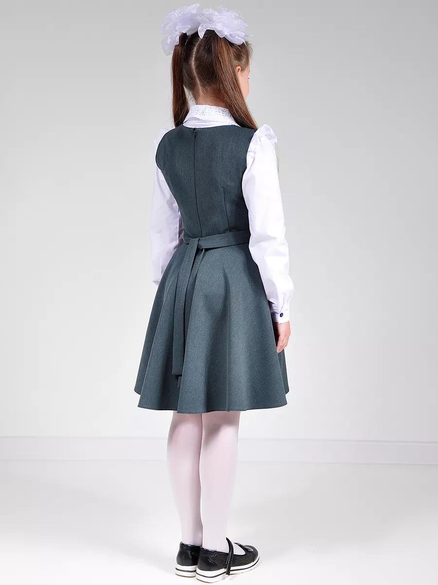 Сарафан школьный для девочек платье — изображение 13