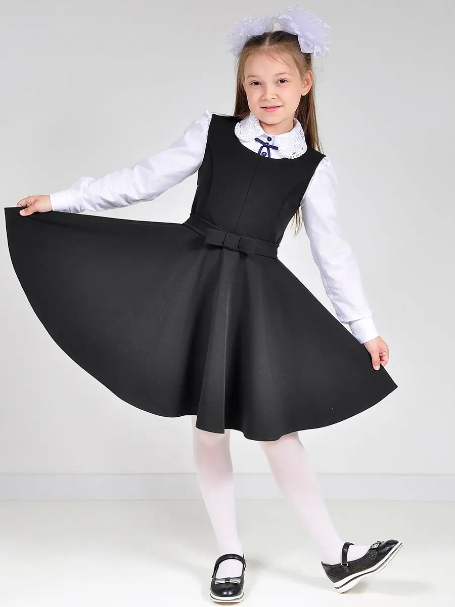 Сарафан школьный для девочек платье — изображение 14