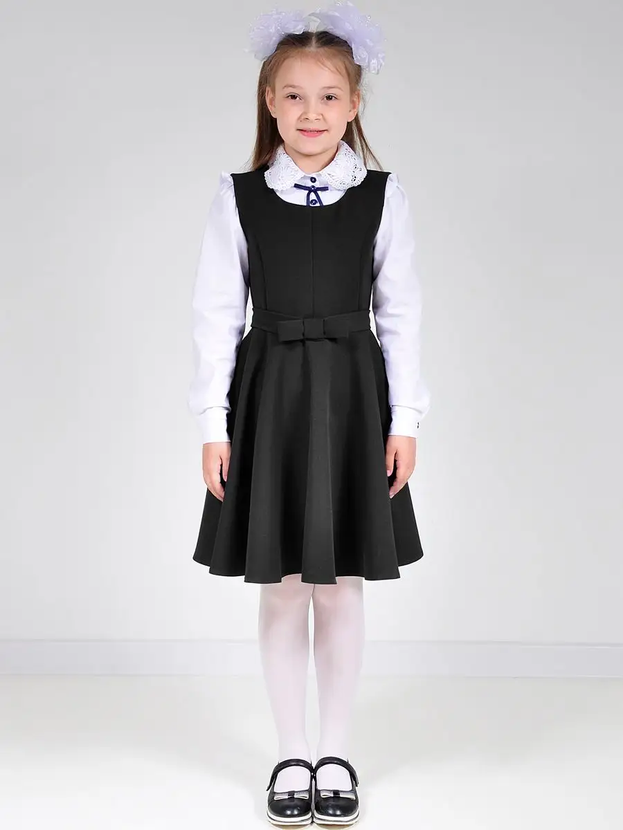 Сарафан школьный для девочек платье — изображение 15