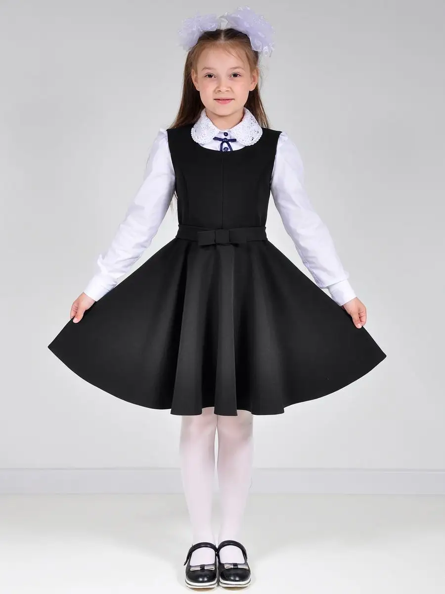 Сарафан школьный для девочек платье — изображение 3