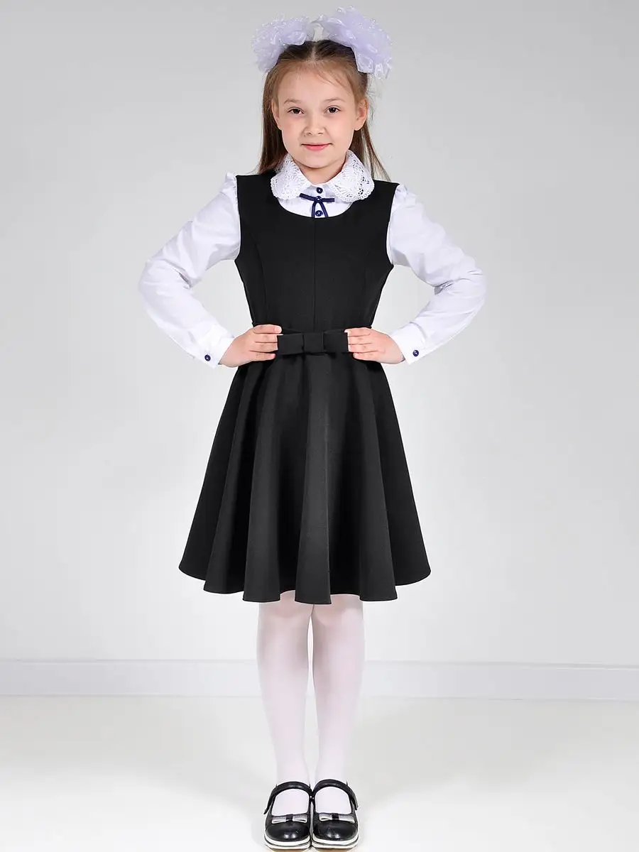 Сарафан школьный для девочек платье — изображение 7