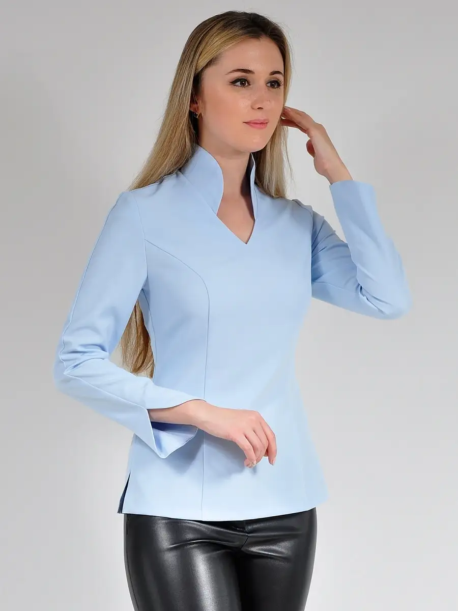 Блузка офис нарядная повседневная — изображение 5
