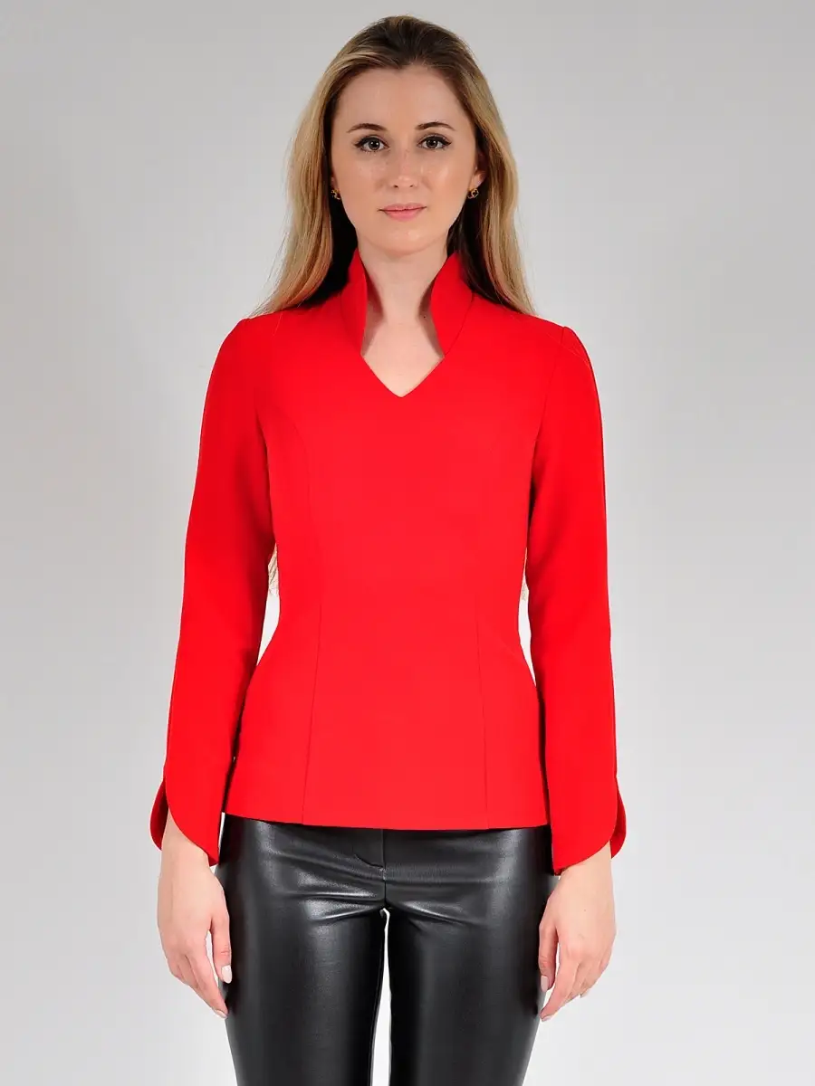 Блузка офис нарядная повседневная — изображение 4