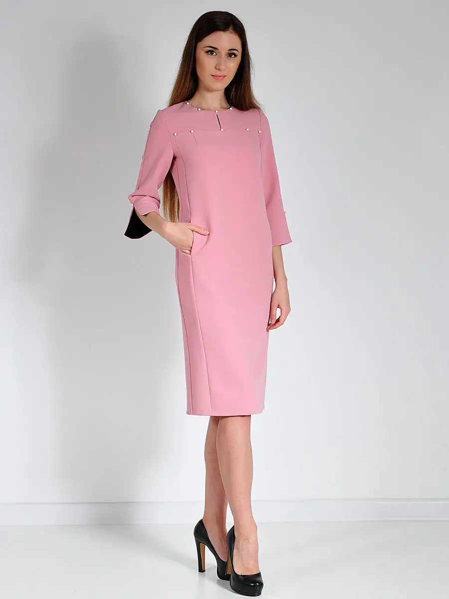 Платье модное офисное нарядное — изображение 2