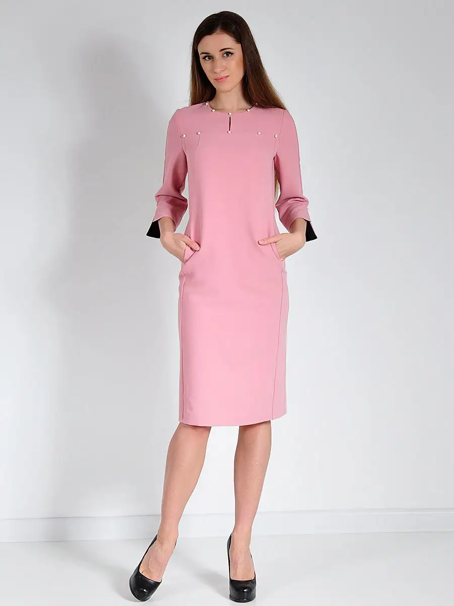 Платье модное офисное нарядное — изображение 3