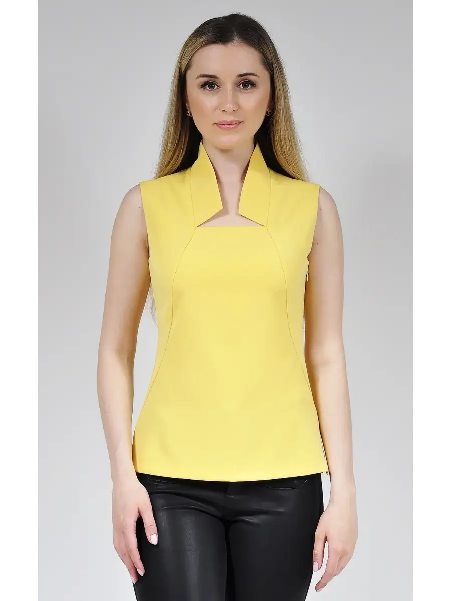 Блузка белая офисная нарядная