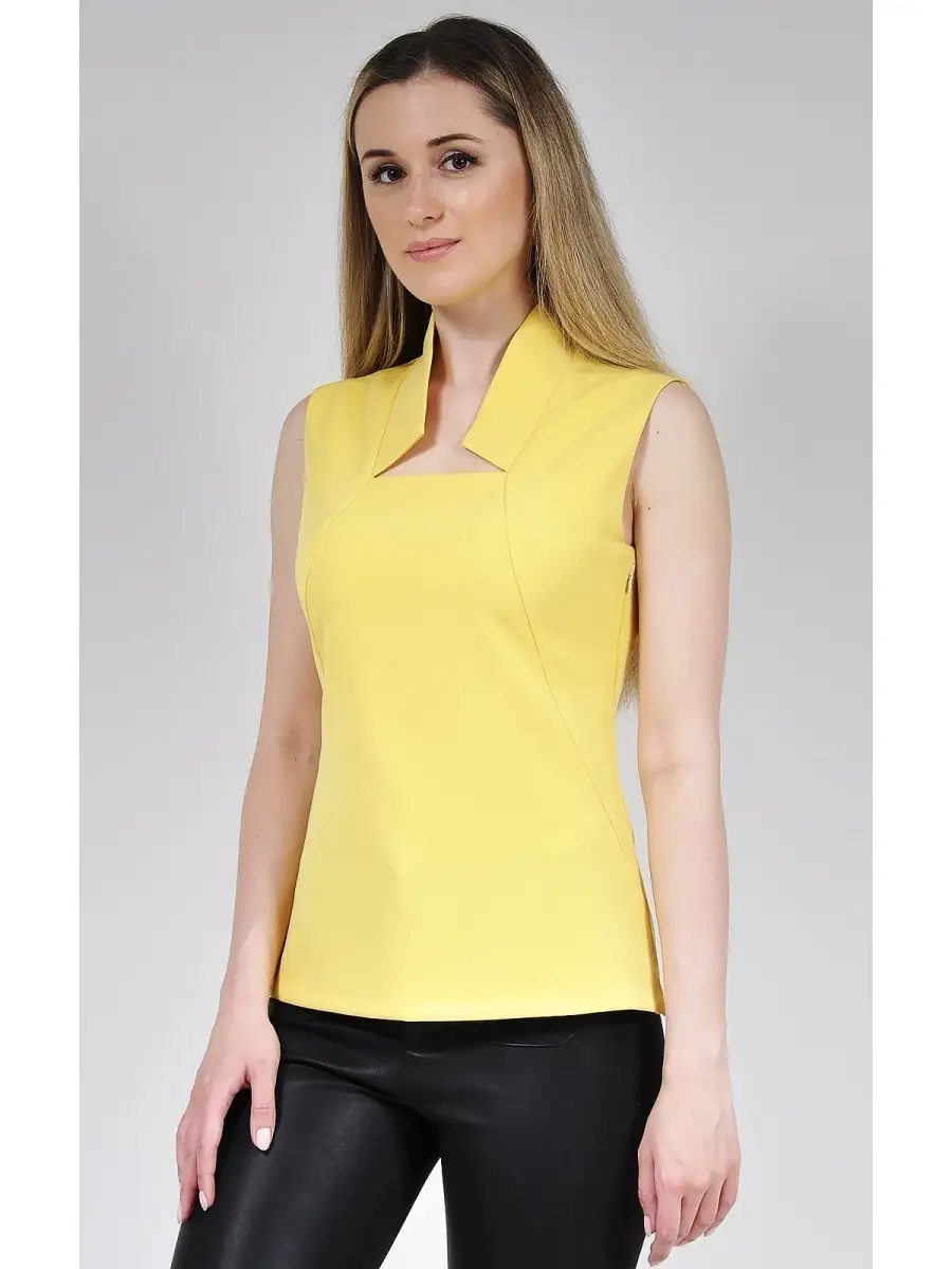 Блузка белая офисная нарядная — изображение 3