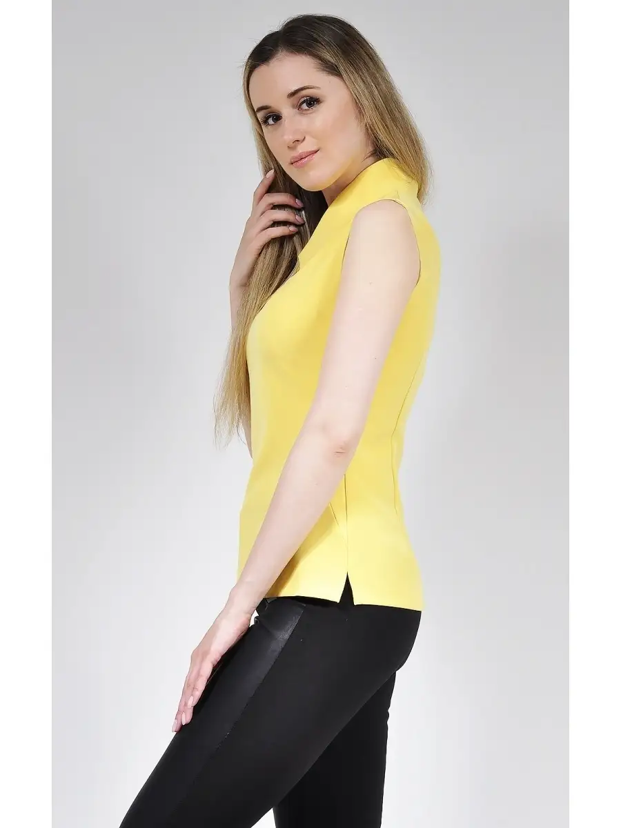 Блузка белая офисная нарядная — изображение 4