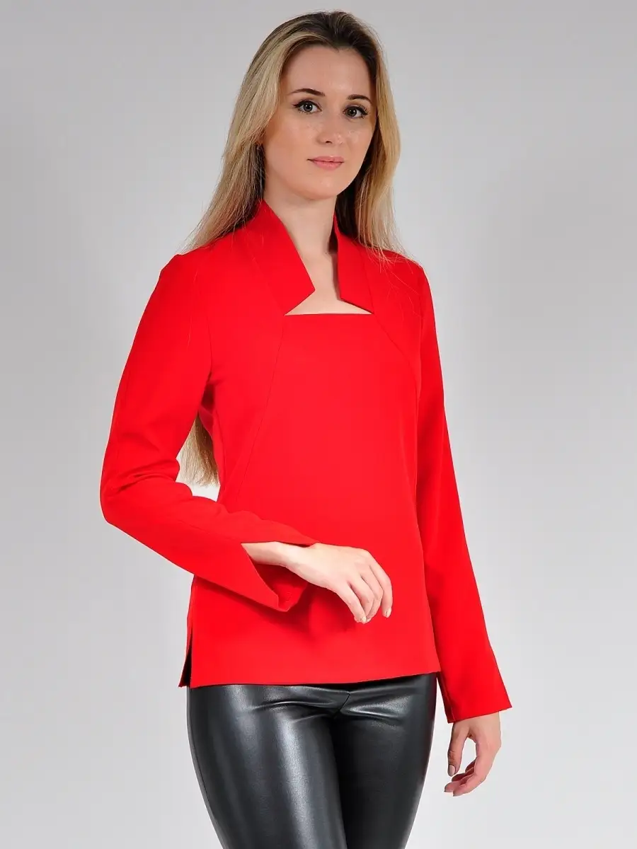 Блузка офис нарядная повседневная — изображение 5