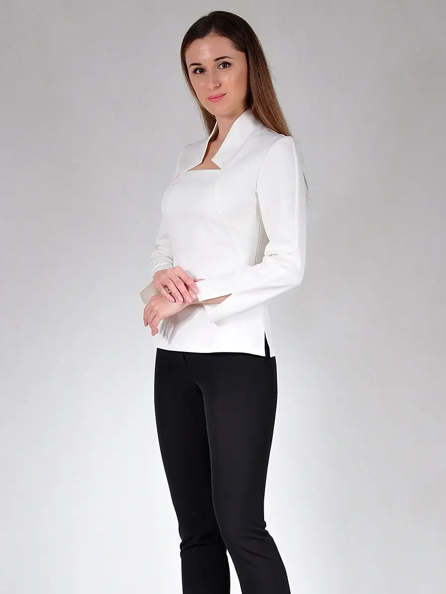 Блузка офис нарядная повседневная — изображение 3