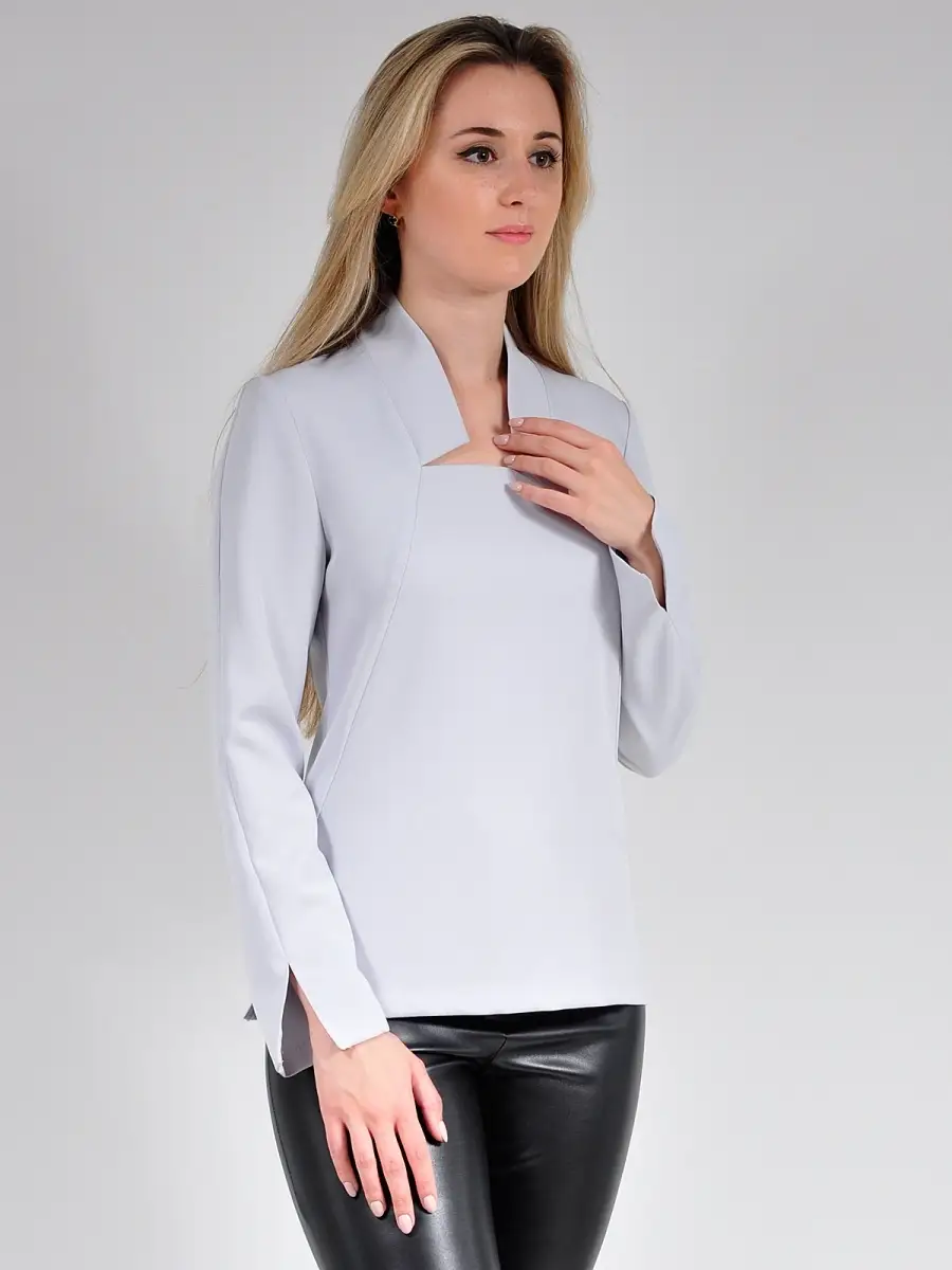 Блузка офис нарядная повседневная — изображение 2