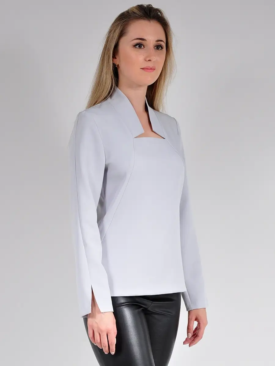 Блузка офис нарядная повседневная — изображение 5