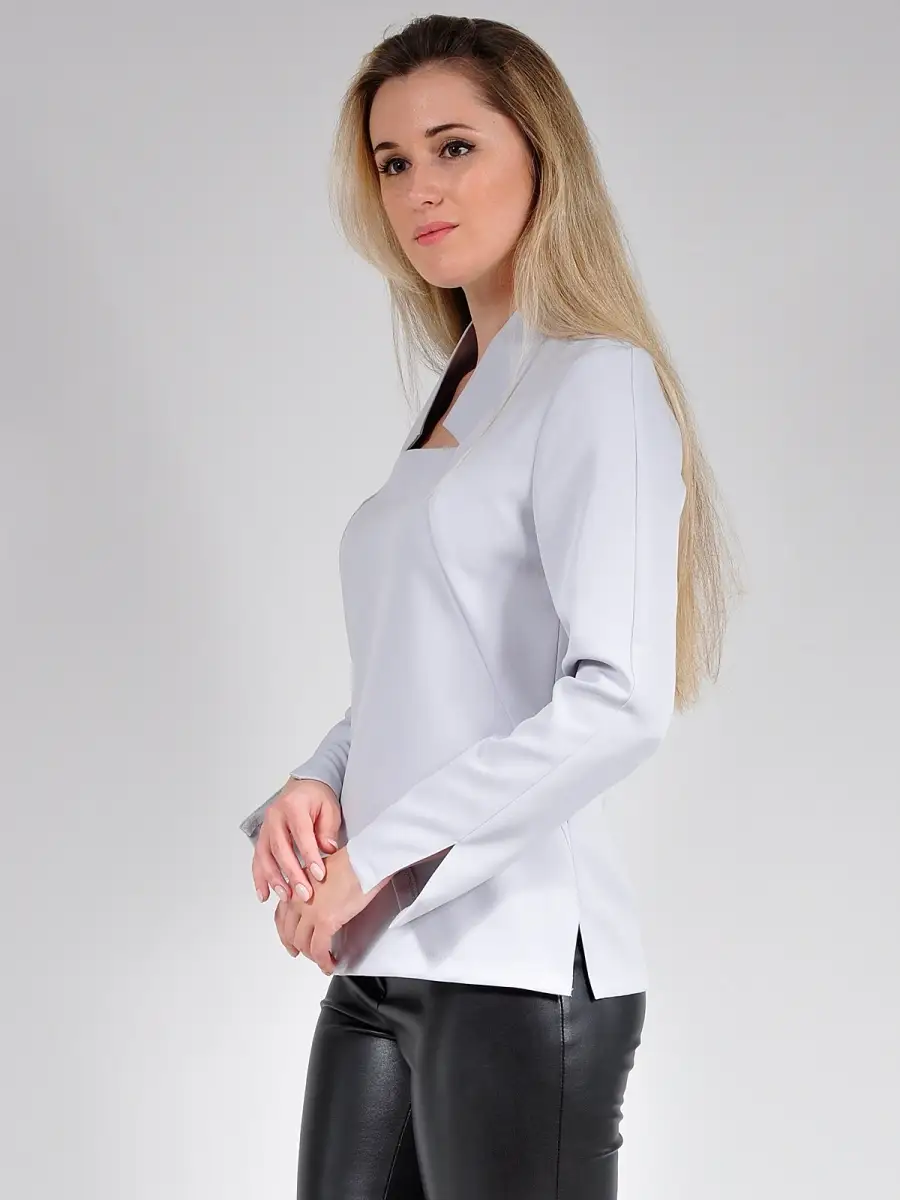 Блузка офис нарядная повседневная — изображение 7