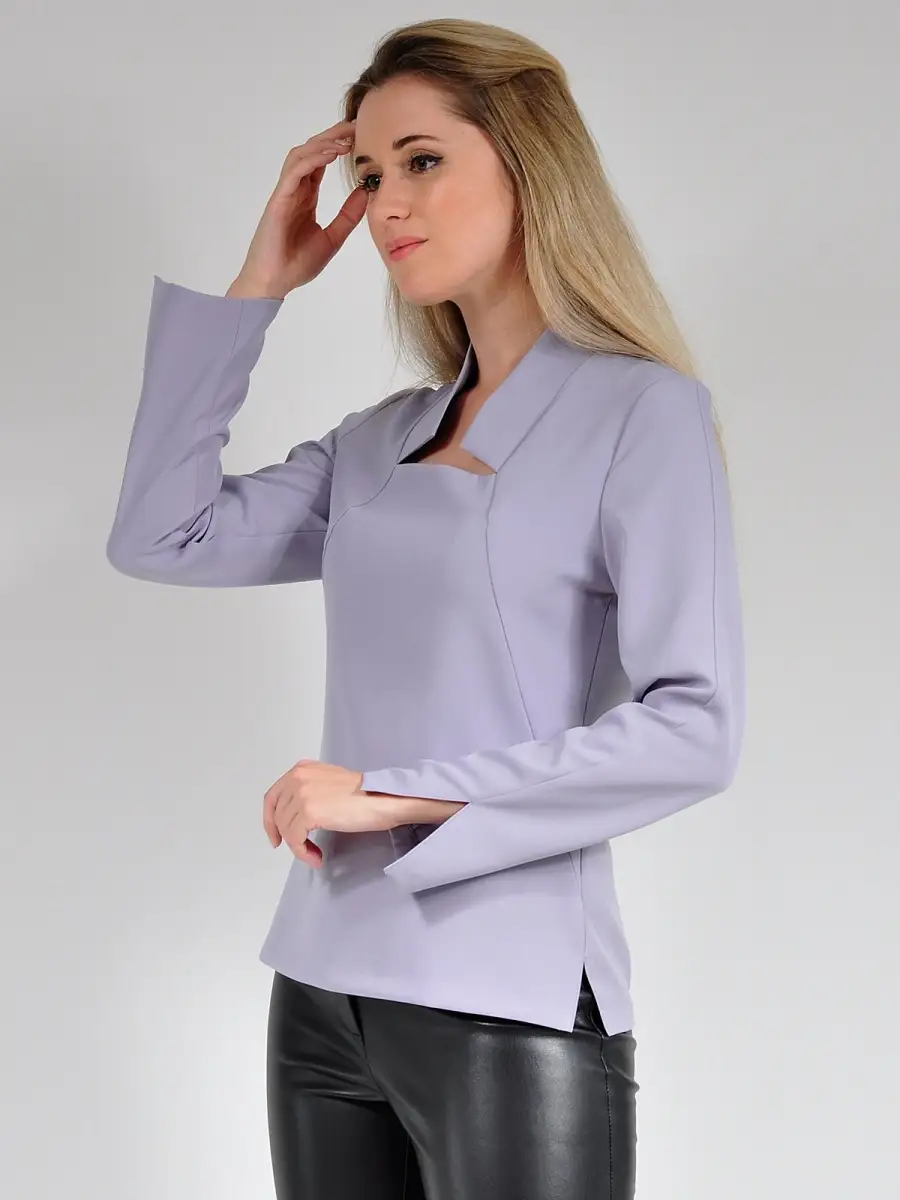 Блузка офис нарядная повседневная — изображение 5
