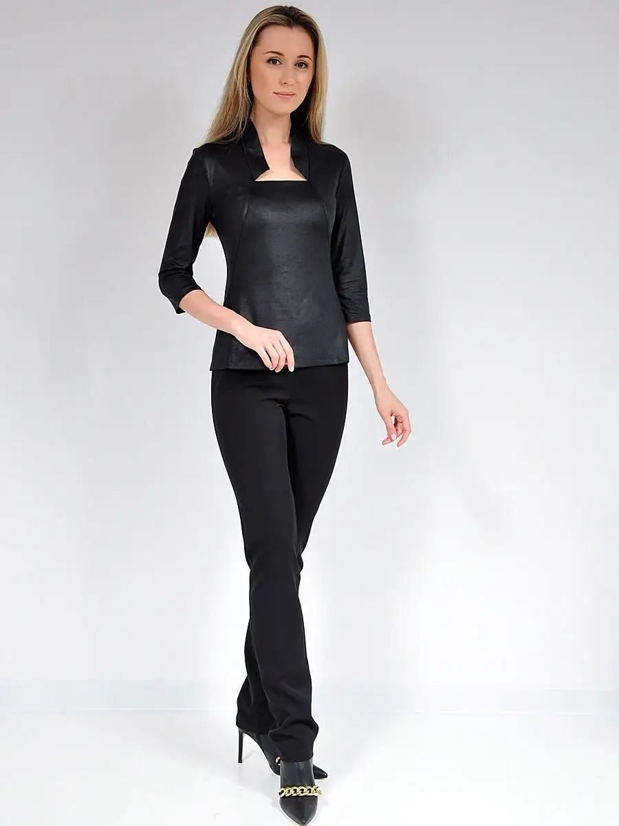 Блузка офис нарядная повседневная — изображение 3
