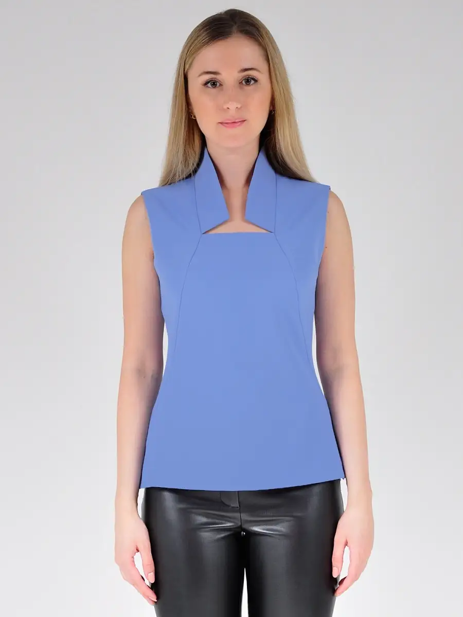 Блузка белая офисная нарядная — изображение 2