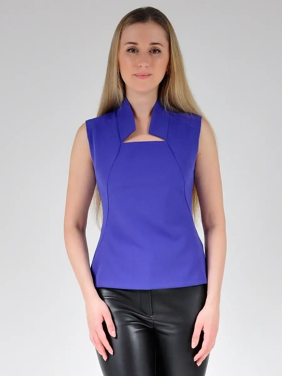 Блузка белая офисная нарядная — изображение 2