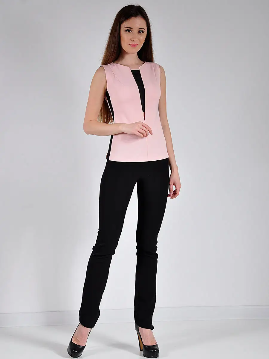 Блузка женская белая офисная нарядная