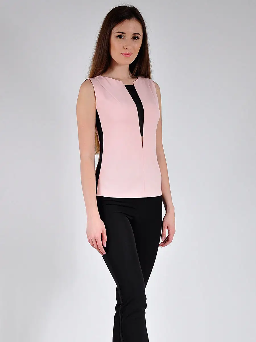 Блузка женская белая офисная нарядная — изображение 2