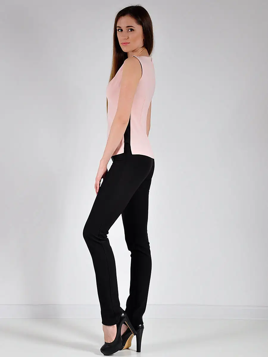 Блузка женская белая офисная нарядная — изображение 4