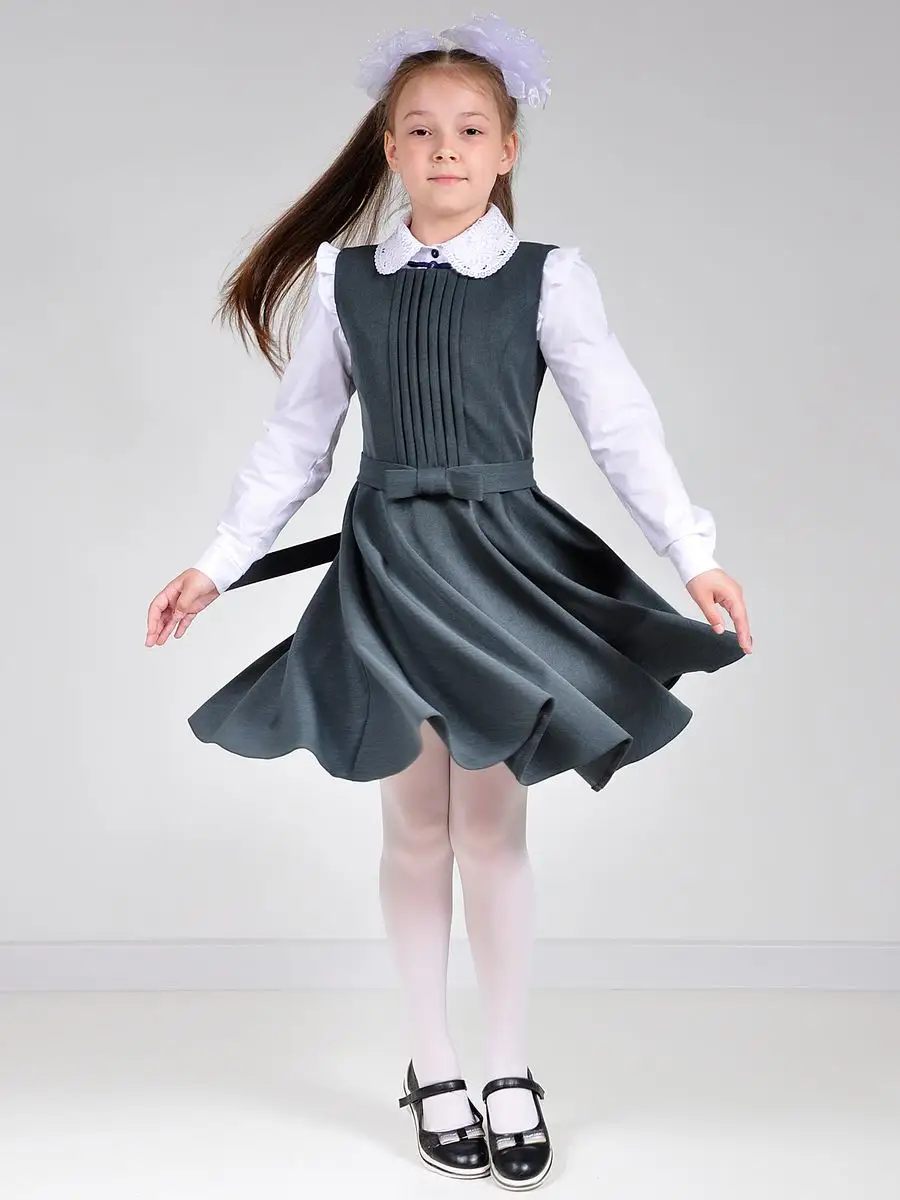 Сарафан школьный платье школьное — изображение 10