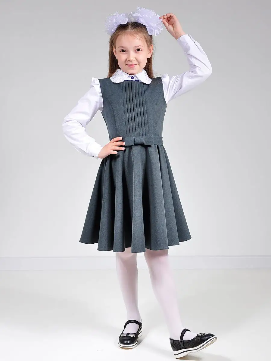 Сарафан школьный платье школьное — изображение 11