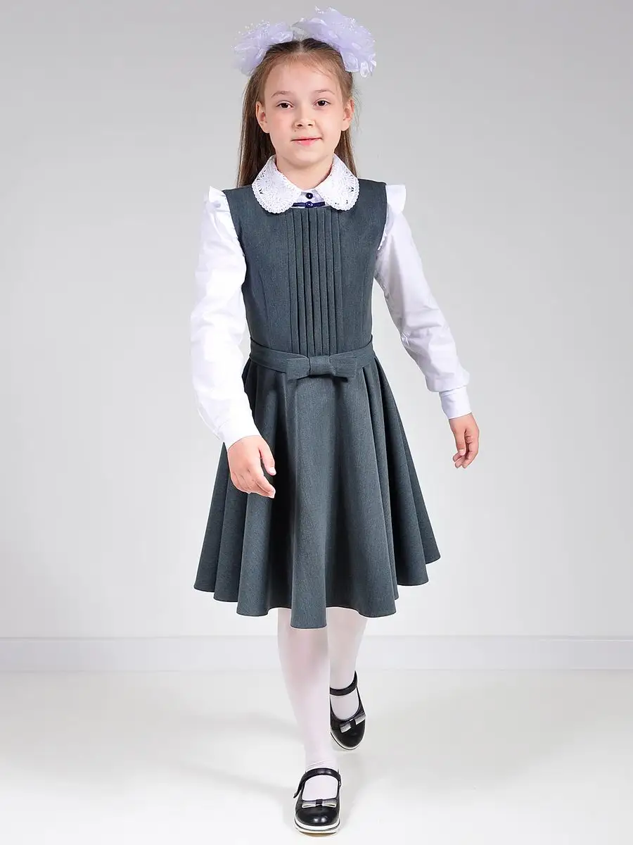 Сарафан школьный платье школьное — изображение 13