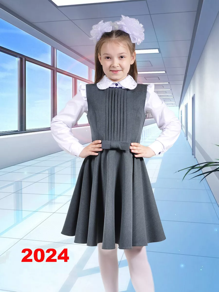 Сарафан школьный платье школьное — изображение 2