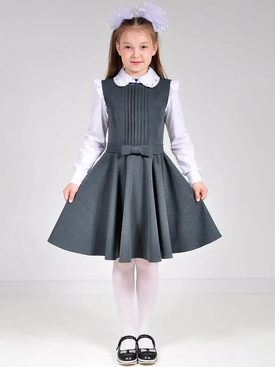 Сарафан школьный платье школьное — изображение 3