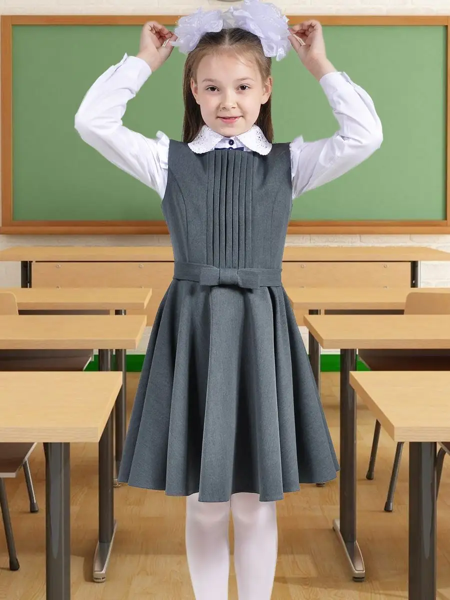 Сарафан школьный платье школьное — изображение 6