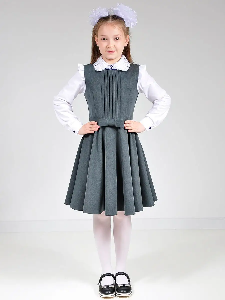 Сарафан школьный платье школьное — изображение 7