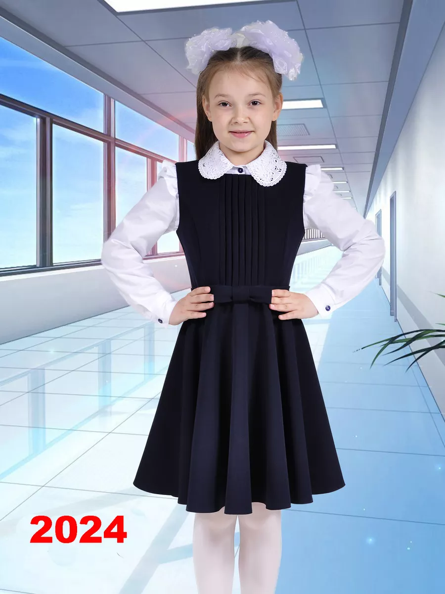 Сарафан школьный платье школьное — изображение 2