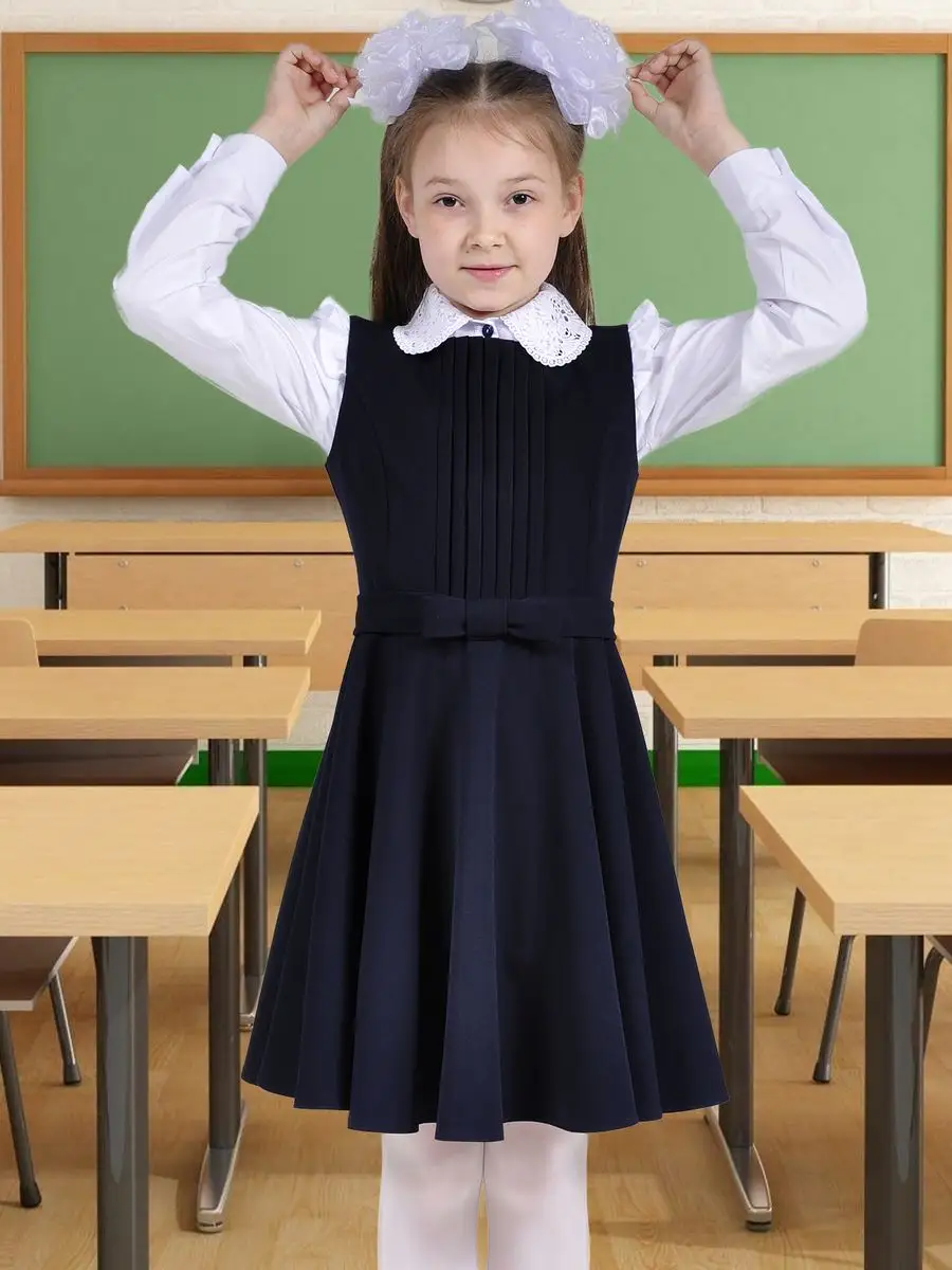 Сарафан школьный платье школьное — изображение 6