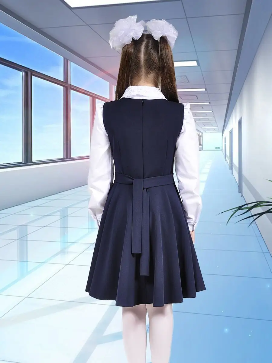 Сарафан школьный платье школьное — изображение 8