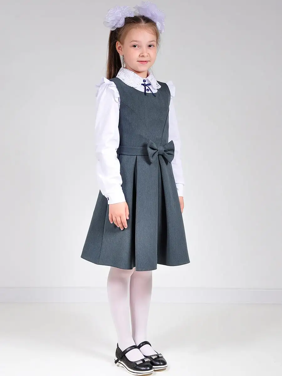 сарафан платье школьный для девочки — изображение 10