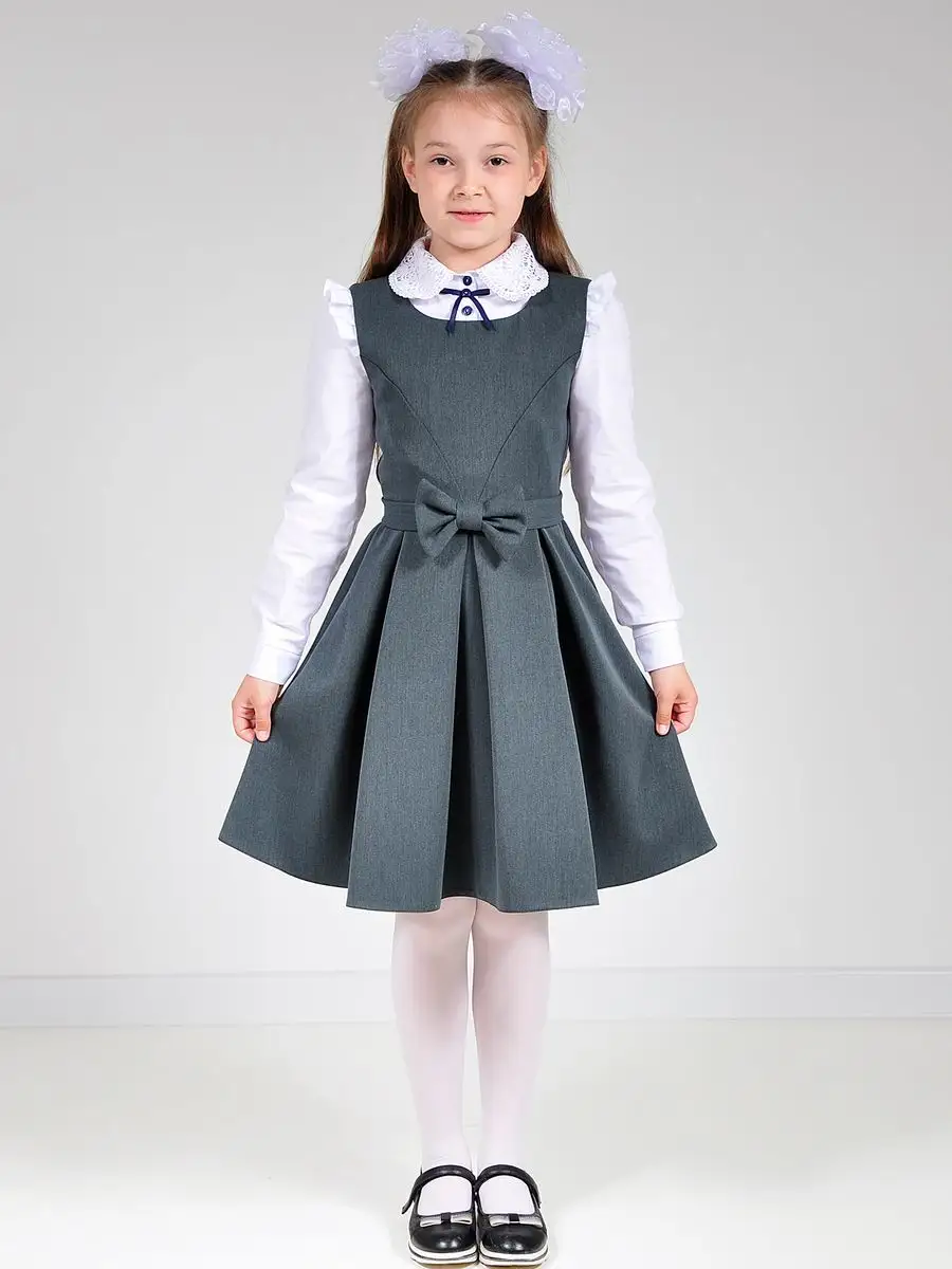 сарафан платье школьный для девочки — изображение 6