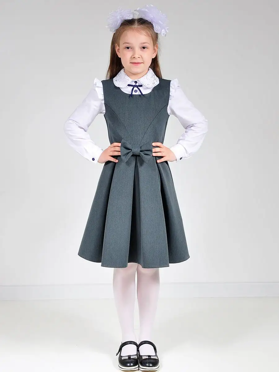 сарафан платье школьный для девочки — изображение 7