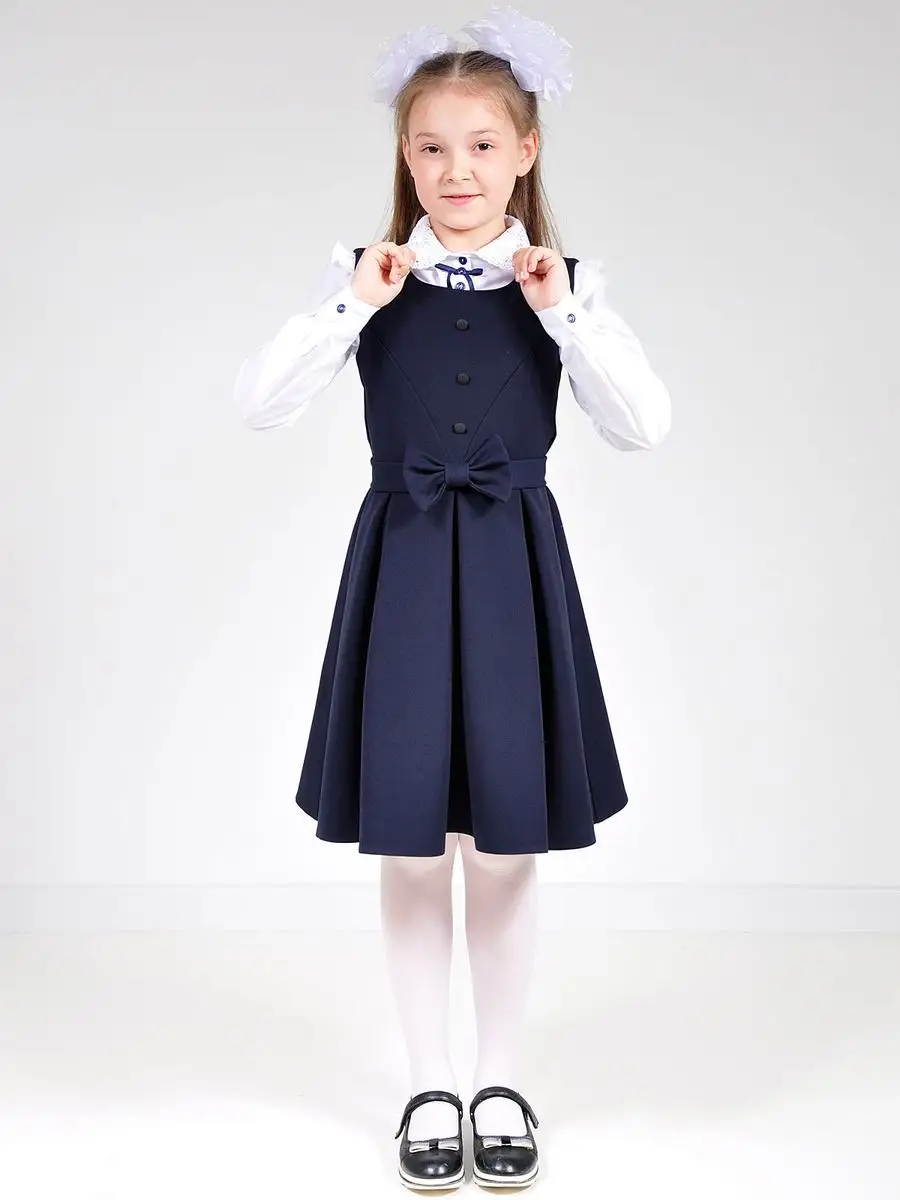 сарафан платье школьный для девочки — изображение 11