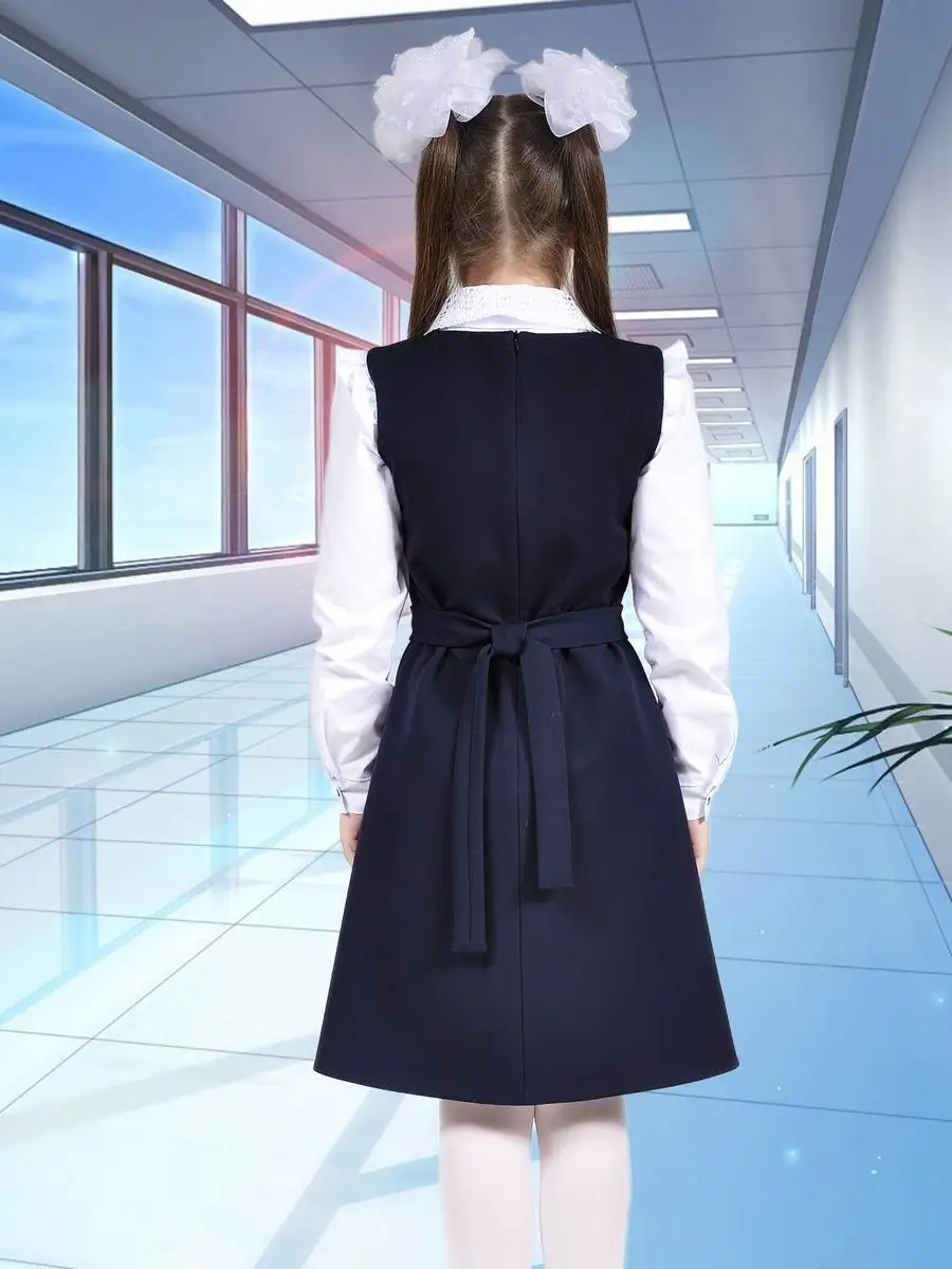 сарафан платье школьный для девочки — изображение 5