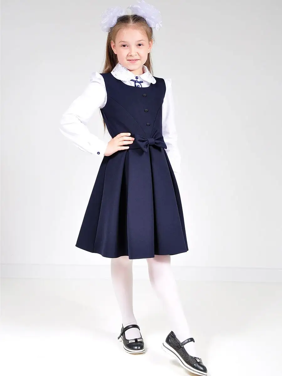 сарафан платье школьный для девочки — изображение 8