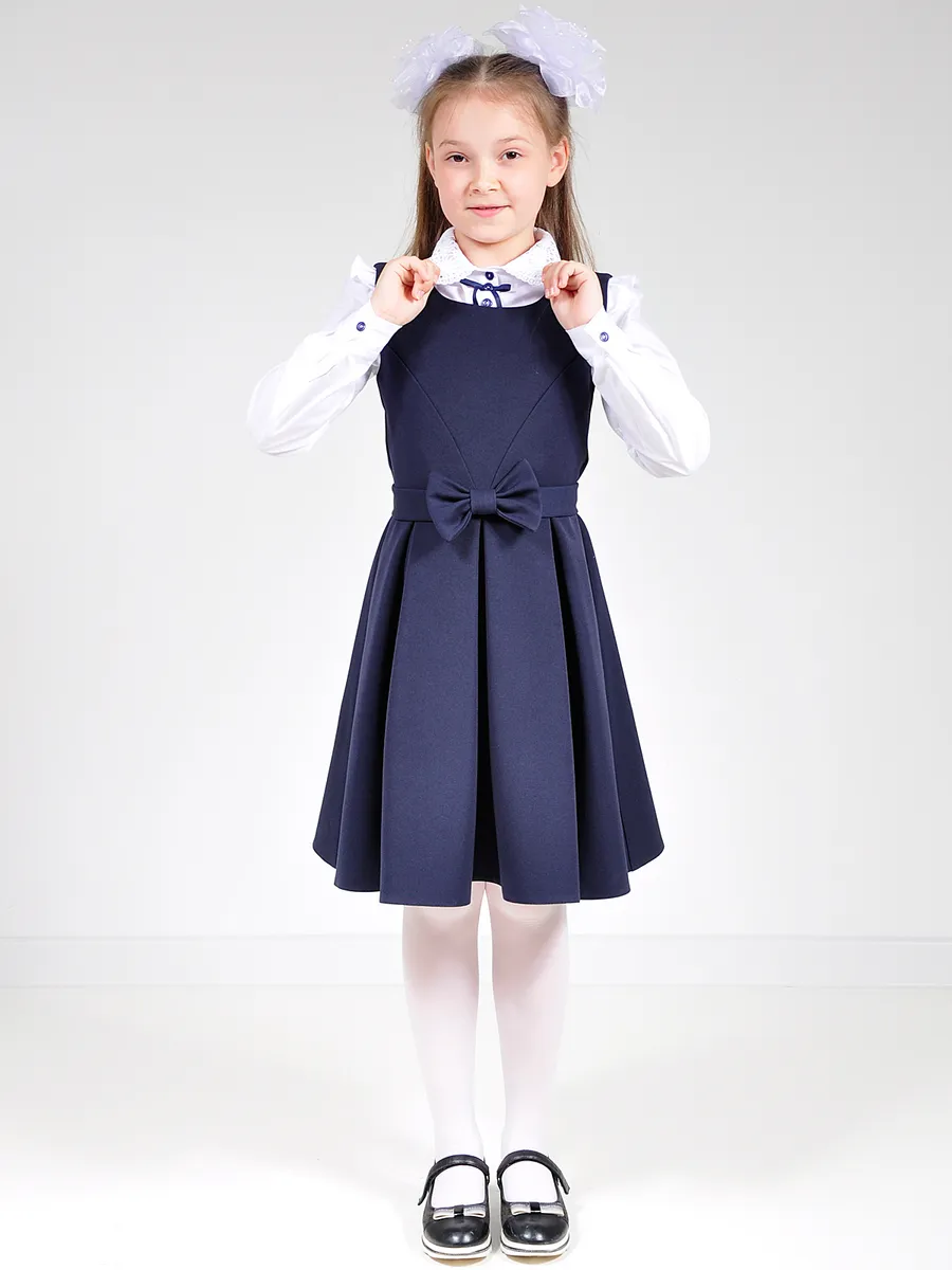 сарафан платье школьный для девочки — изображение 11