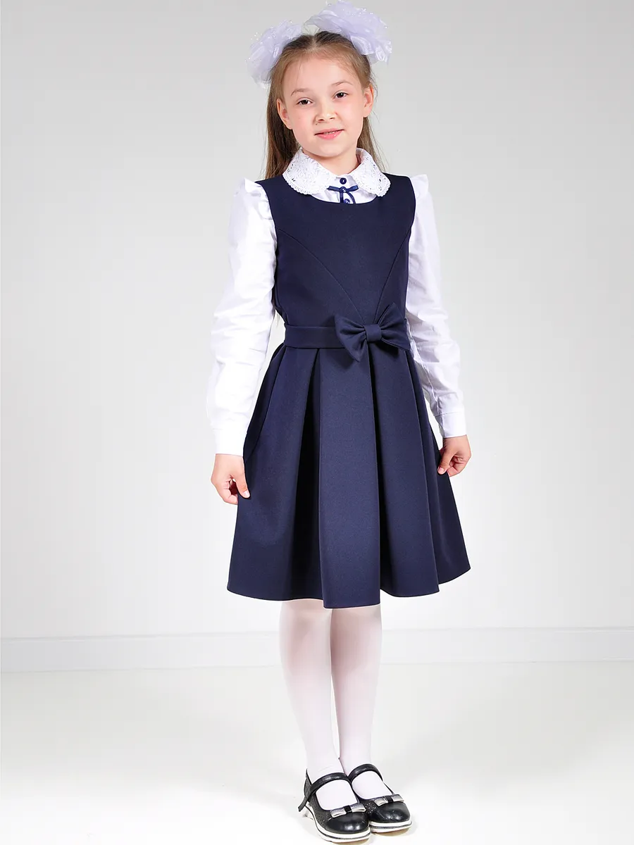 сарафан платье школьный для девочки — изображение 13