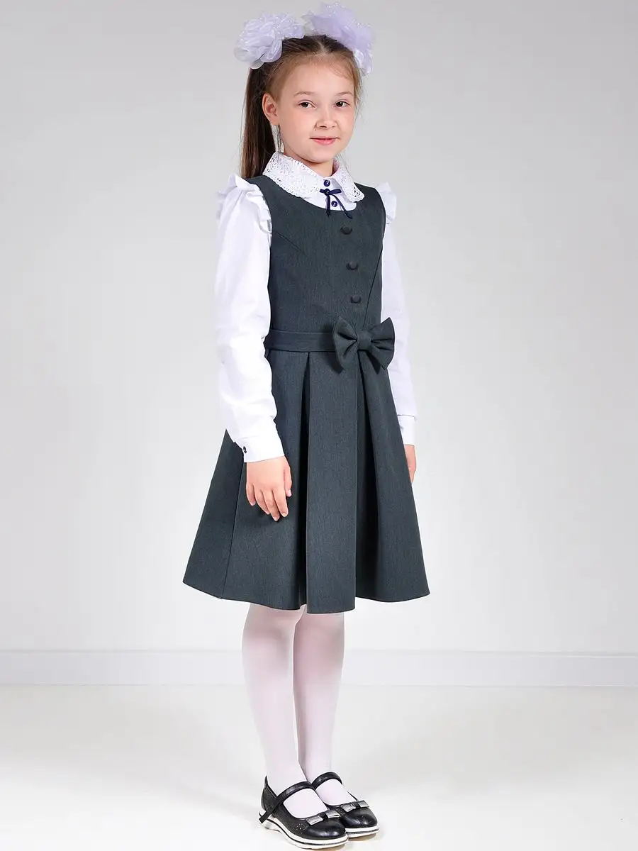 сарафан платье школьный для девочки — изображение 10