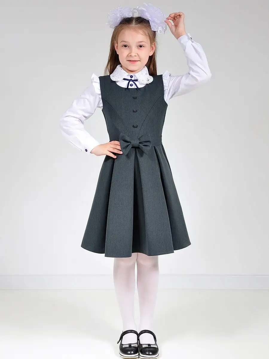 сарафан платье школьный для девочки — изображение 13